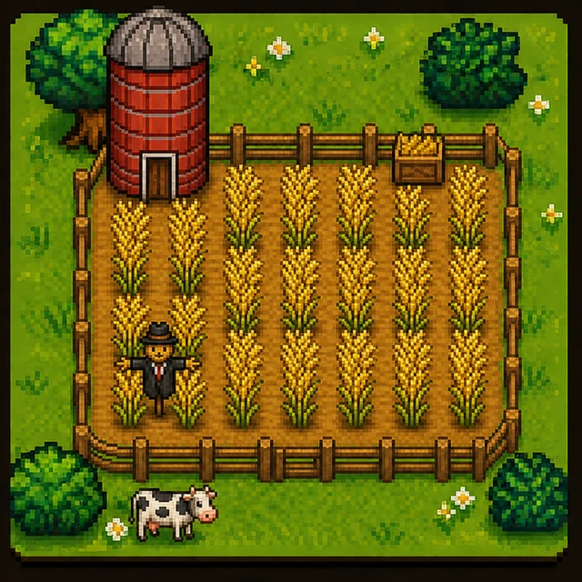 Yield Farm plot, wheat · suit · LV 4